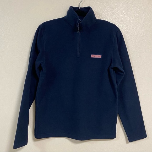 Vineyard Vines Harbor Fleece 1/4 Zip Navy Size XS - Picture 7 of 15